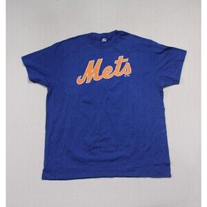 New York Mets Men Blue Tee Shirt Majestic Robinson Cano Size XXL